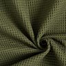 Vaffelpiqué – mørk olivengrøn,  thumbnail number 1