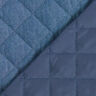 Quiltet stof chambray ensfarvet – jeansblå,  thumbnail number 6