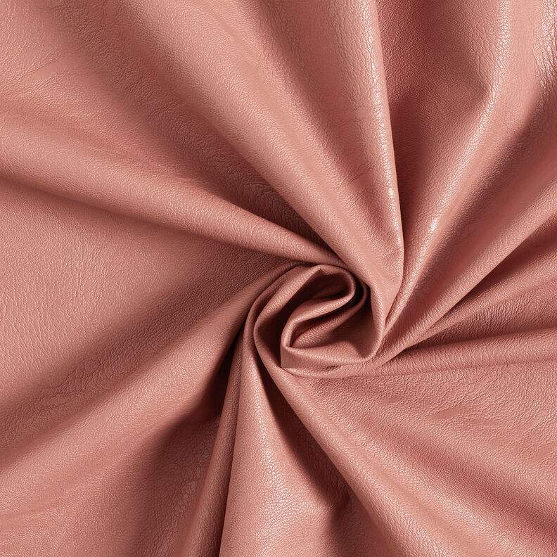 Imiteret skind stretch ensfarvet – hummerfarvet,  image number 1