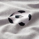 Bomuldsjersey Fodbold Digitaltryk – grå, 