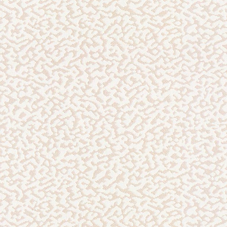Møbelstof Jacquard abstrakt leomønster stor – creme/beige,  image number 1
