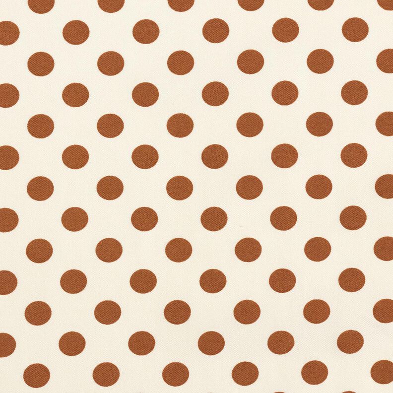buksestretch store prikker – hvid/kobberfarvet,  image number 1