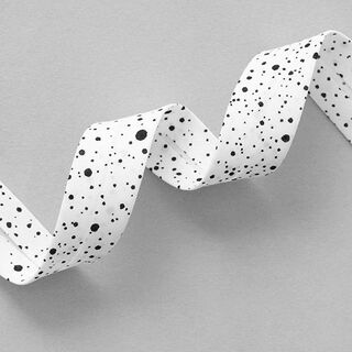 Skråbånd klatter [ 20 mm ] – hvid/sort, 