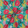 Bomuldspoplin Fresh Flowers | Nerida Hansen – smaragdgrøn,  thumbnail number 3