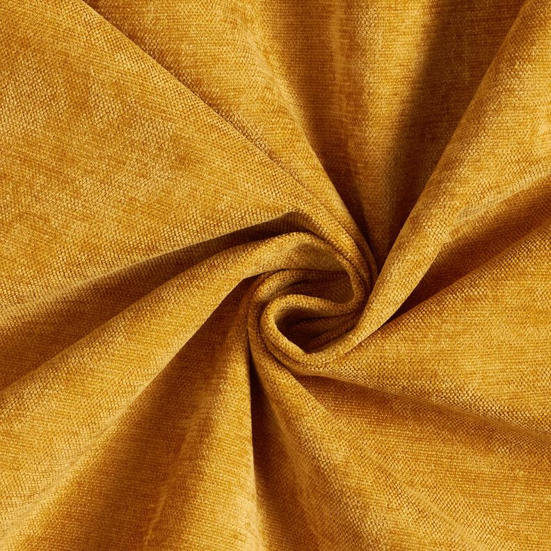 Polsterstof fin struktur – sennep | Reststykke 60cm,  image number 1