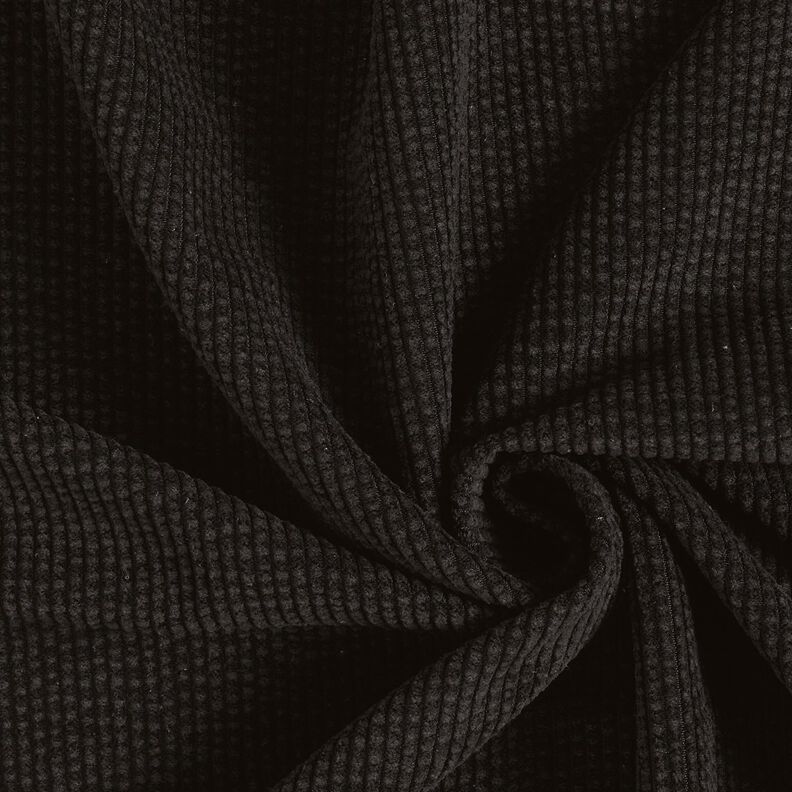 Bred cord Bubble Ensfarvet – sort,  image number 1