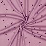 Rib-jersey spredte hjerter | Poppy Fabrics – pastelviolet/merlot,  thumbnail number 3