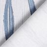 Dekorationsstof Halvpanama bølgede striber – blå,  thumbnail number 4