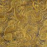Beklædnings-jacquard metallic paisley – guld/sort,  thumbnail number 1