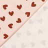 Bomuldsjersey Store hjerter – rosé/mørk gammelrosa,  thumbnail number 4
