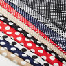 Crepe stof polkaprikker [2,5 cm] – rød,  thumbnail number 5