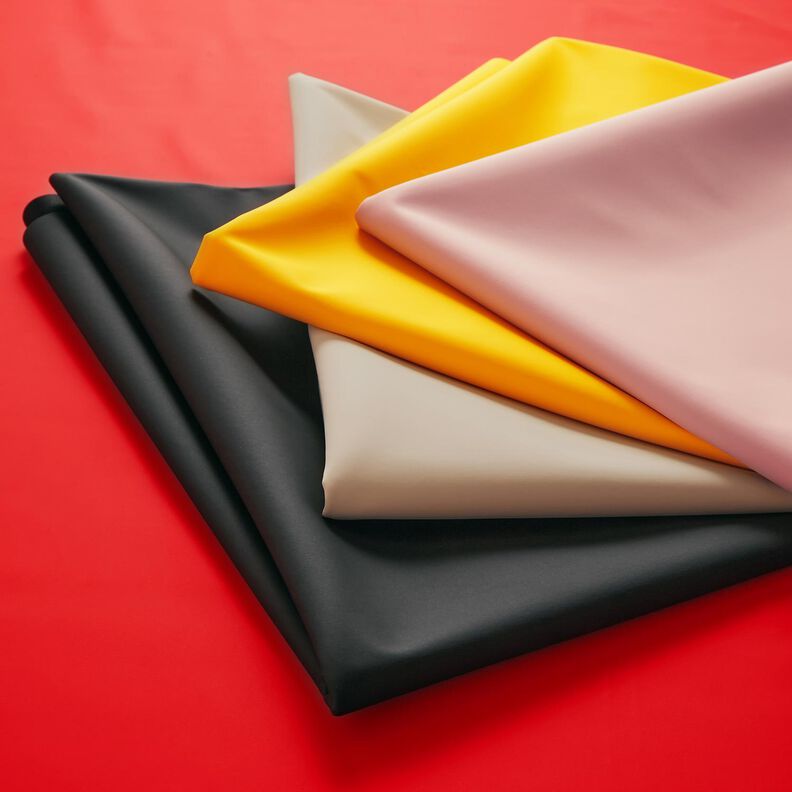 Stof til regnjakker ensfarvet – lys gammelrosa,  image number 5