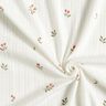 Ajour Bomuldsjersey tulipaner – elfenben,  thumbnail number 3