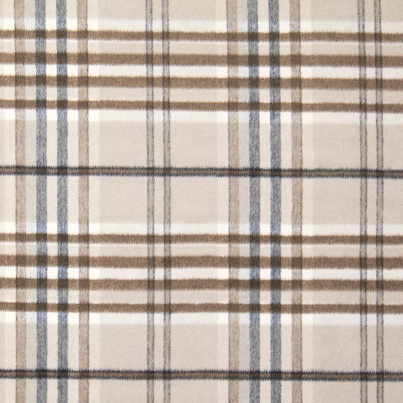 Frakkestof Uld-miks Angeraut tern – lys taupe/mocca,  image number 1