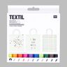 Sæt med tekstilstifter »Top 10« | RICO DESIGN,  thumbnail number 1
