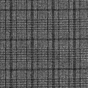 Frakkestrik skotskternet – lysegrå/antracit, 