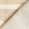 Gardinstof hør-miks former  – kastaniebrun/natur,  thumbnail number 4