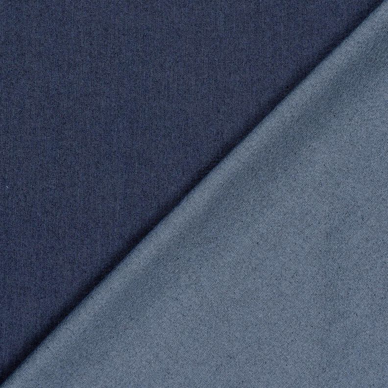Denim-bomuldsblanding, bæk og bølge – marineblå,  image number 3