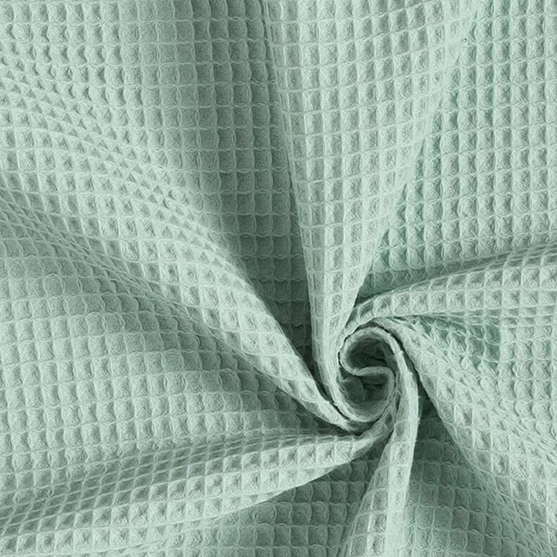 Vaffelpiqué – mint,  image number 1