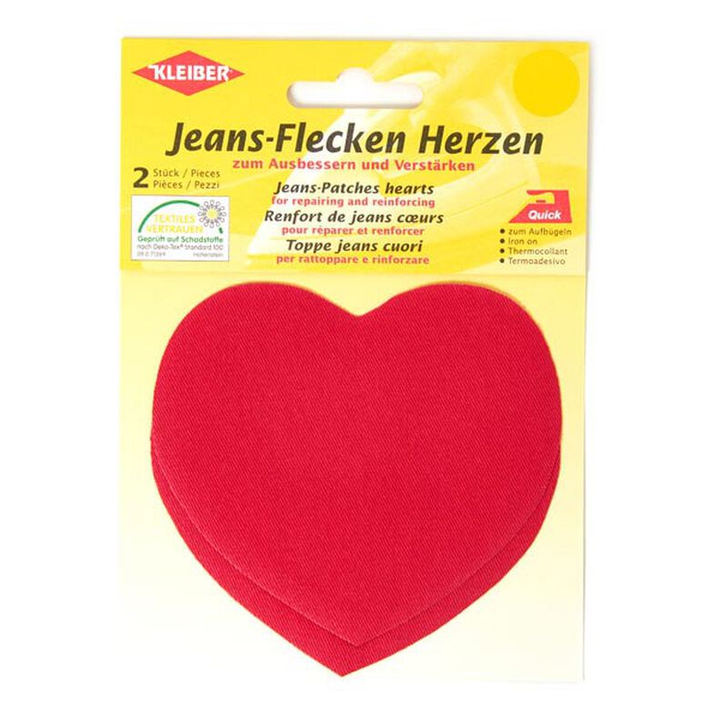 Jeans-lap hjerter 4 | Kleiber,  image number 2
