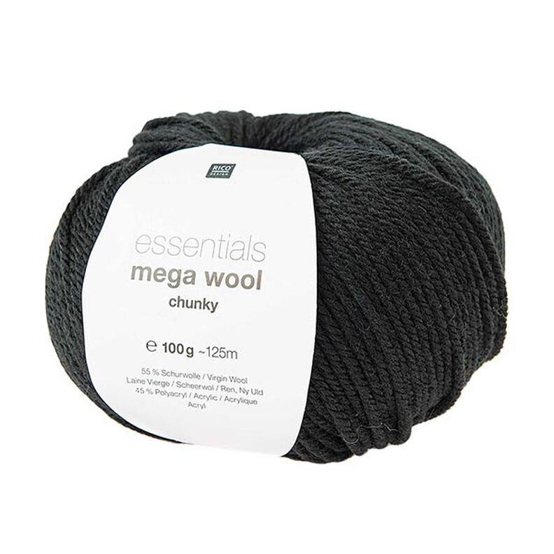 Essentials Mega Wool chunky | Rico Design – sort,  image number 1