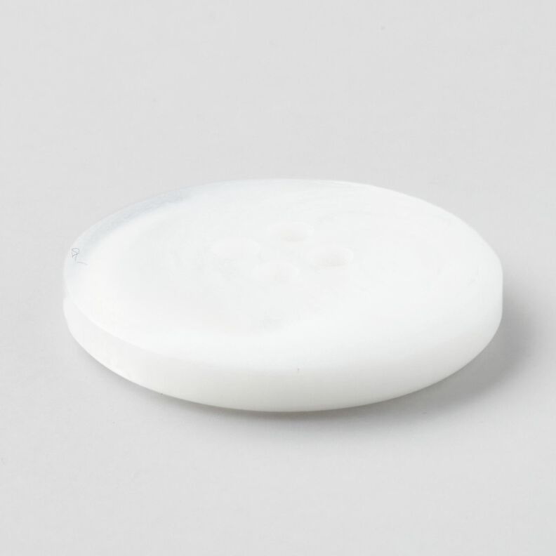 4-hulsknap rund [Ø 25 mm] – hvid,  image number 3