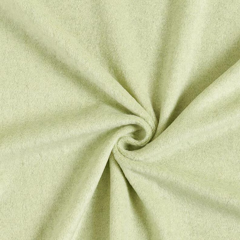 Cashmere fleece ensfarvet – pistacie,  image number 1