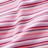 Bomuldsjersey cirkelstriber – syren/pink,  thumbnail number 2