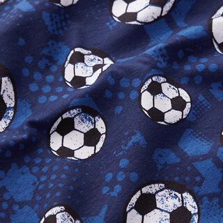 Bomuldsjersey fodbold – marineblå, 