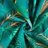 Dekorationsstof Canvas Paradisfugle – mørkegrøn,  thumbnail number 3