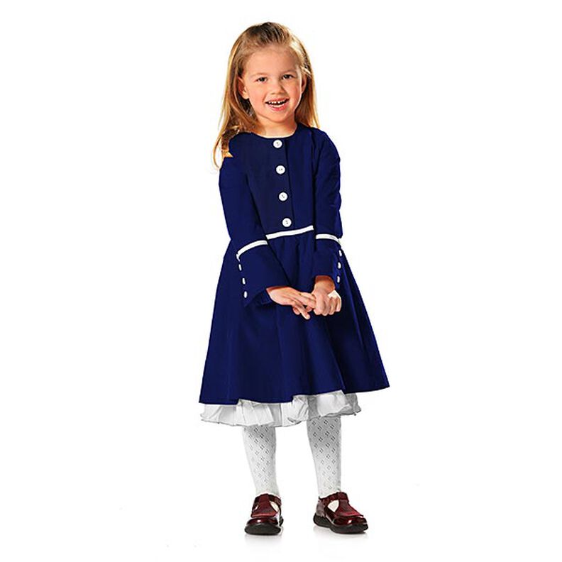 Stretch Velour marineblå,  image number 5