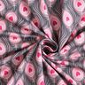 Bomuldsjersey Pavo | Stoff&Liebe – skiffergrå/intens pink,  thumbnail number 3