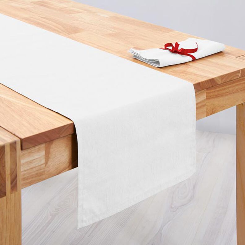 Dekorationsstof Canvas – hvid,  image number 4