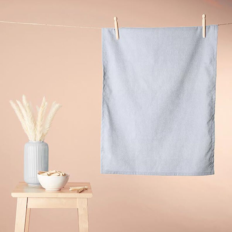 Hyggefrotte Bambus Ensfarvet – hvid,  image number 5