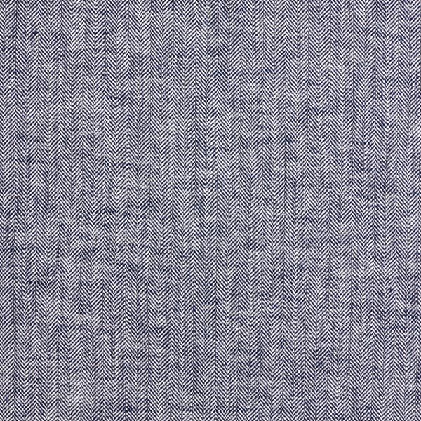 Hør-bomulds-miks sildeben – marineblå,  image number 1