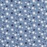 Sweatshirt lodden snefnug og stjerner Digitaltryk – blågrå,  thumbnail number 1