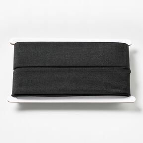 Glat gummibånd [3 m | 40 mm] – sort, 