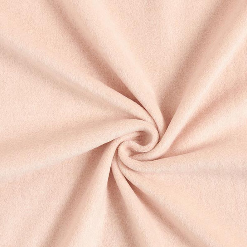 Cashmere fleece ensfarvet – rosé,  image number 1