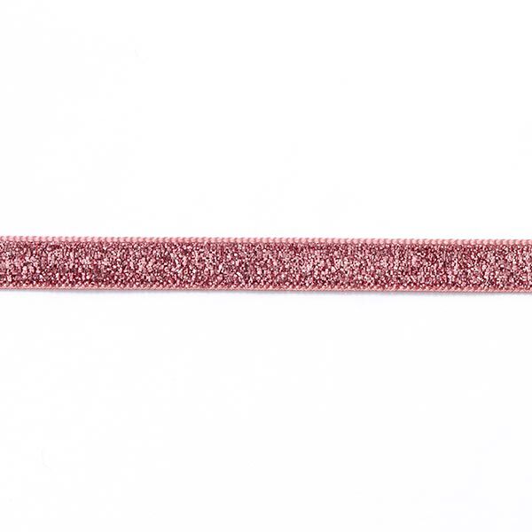 Fløjlsbånd Metallisk [10 mm] – roségold metallic,  image number 2