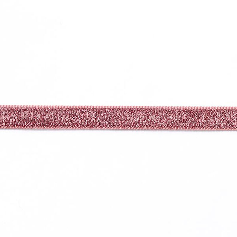 Fløjlsbånd Metallisk [10 mm] – roségold metallic,  image number 2