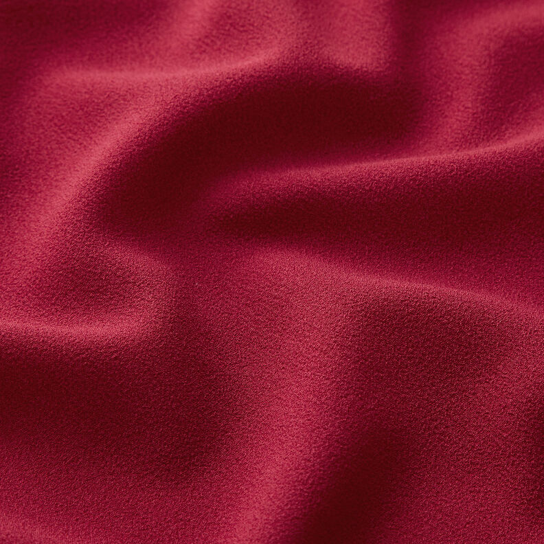 Crêpe Georgette – mørkerød,  image number 3