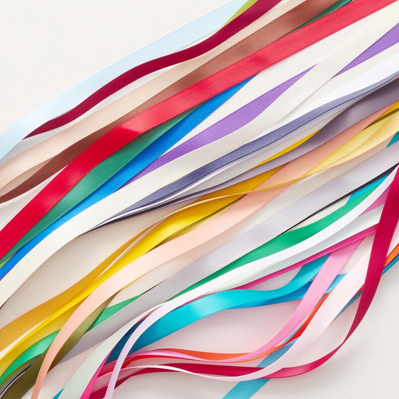 Satinbånd [9 mm] – sort,  image number 4