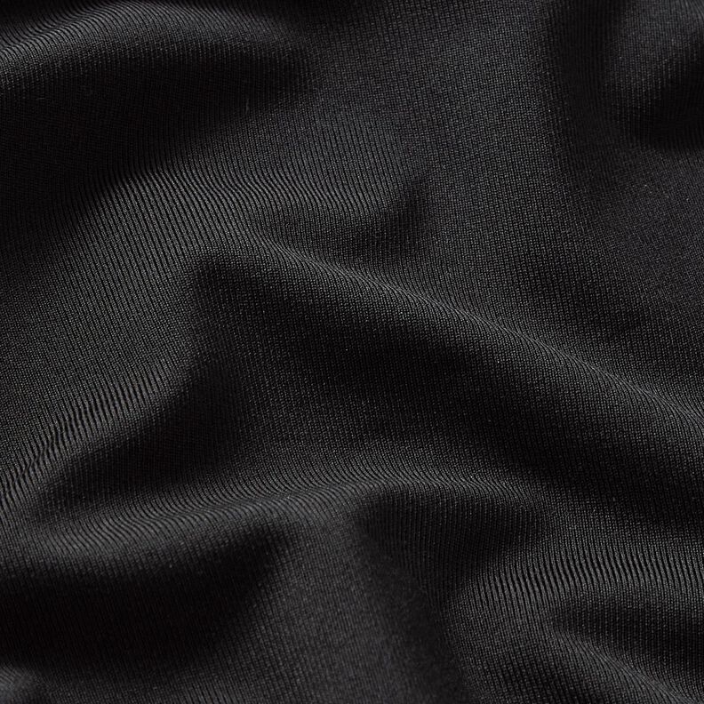 Jersey børstet ensfarvet inderside – sort,  image number 2